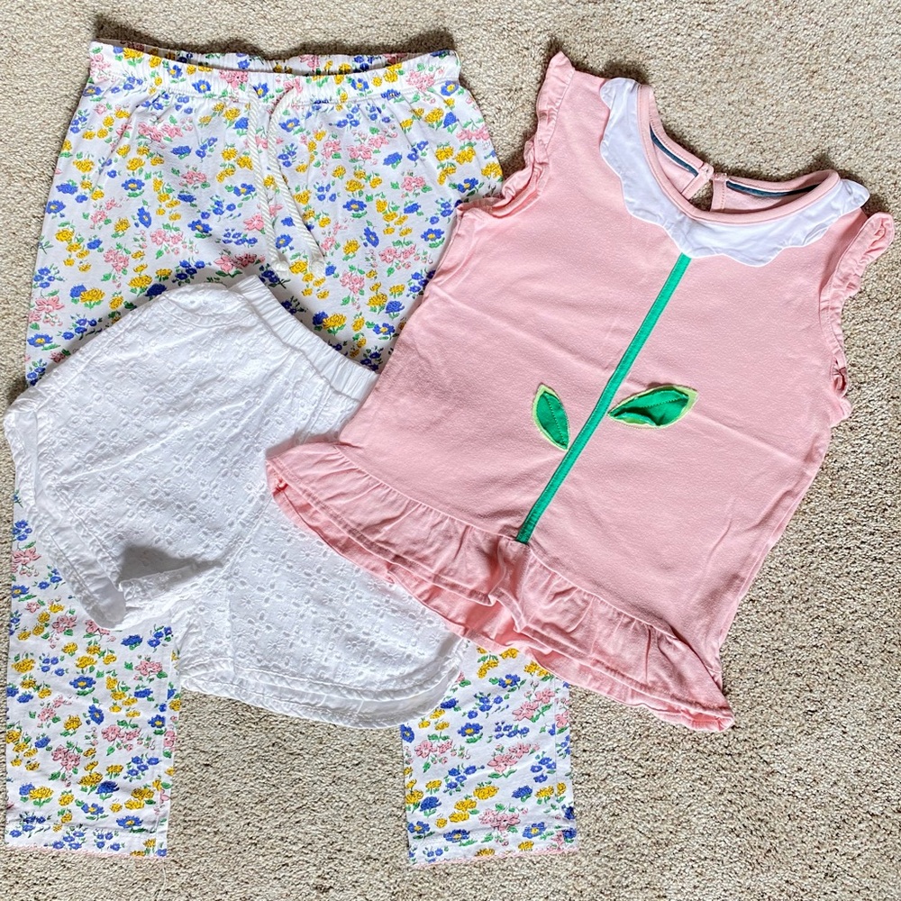 Mini Boden Knock-off Top & Bottoms 5-6